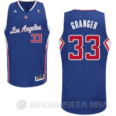 Camiseta Granger #33 Los Angeles Clippers Azul - Haga un click en la imagen para cerrar